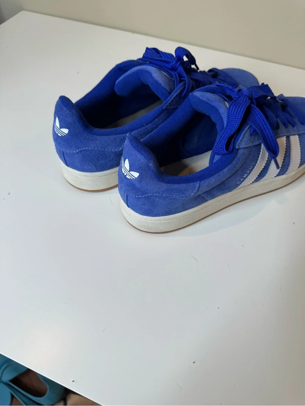 Adidas Originals Campus 00s Suede Sneakers Blue/White Men’s Size 12.5